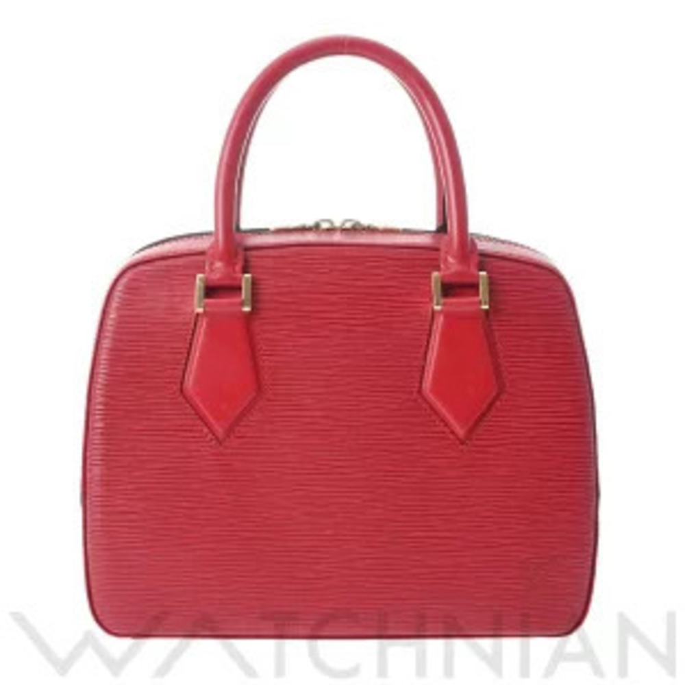 Louis Vuitton Epi Sablon Castilian Red Leather Handbag